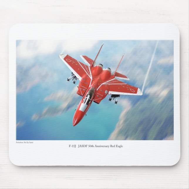 Japan Air Self-Defense Force F-15 Red Eagle Mousepad (Vorne)