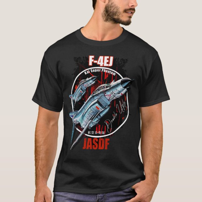 Japan Air Self Defense Force JASDF F-4EJ Phantom I T-Shirt (Vorderseite)