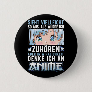 Japan Anime Mädchen Otaku Button