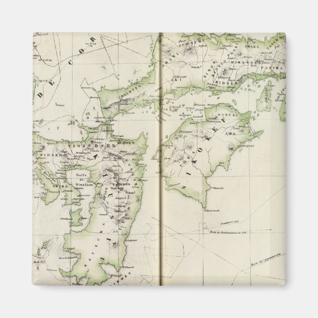 Japan, Asien 75 Magnet (Vorne)