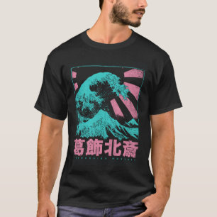 Japan Ästhetik Hokusai Japanisch Great Wave Off Ka T-Shirt