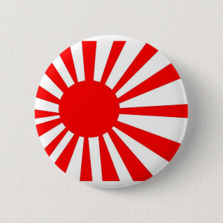 Japan-aufgehende Sonne-Flagge Button