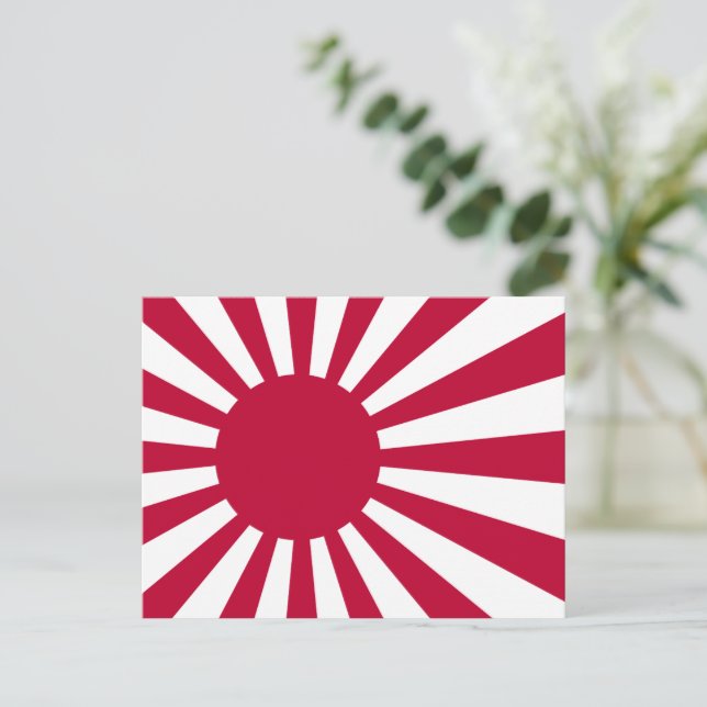 Japan Aufstieg der Sun Flag Postkarte (Stehend Vorderseite)