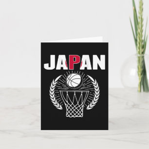 Japan Basketball Liebhaber Jersey Unterstützung Ja Karte