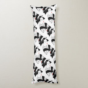 Japan Beautiful Woman Geisha Schwarz-weiß Kissen