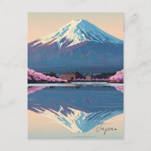 Japan Berg Fuji Fujisan Postkarte