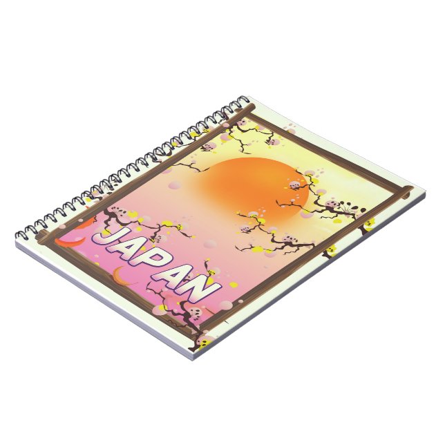 Japan Blossom Garden Notizblock (Linke Seite)