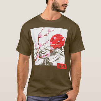 Japan Blume Lover Sakura Cherry Blosso T-Shirt