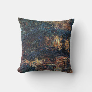 Japan-Brücke von Claude Monet, Vintage Fine Art Kissen