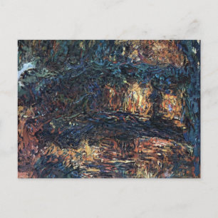 Japan-Brücke von Claude Monet, Vintage Fine Art Postkarte