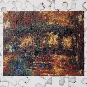 Japan-Brücke von Claude Monet, Vintage Fine Art Puzzle