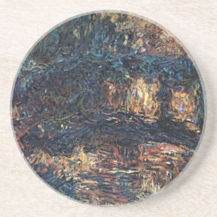 Japan-Brücke von Claude Monet, Vintage Fine Art Sandstein Untersetzer