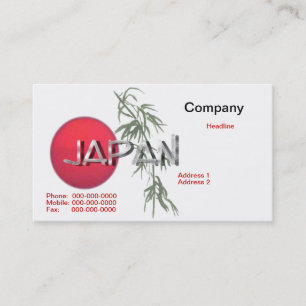 Japan Business Card Visitenkarte