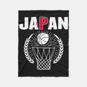 Japan Bysketbyll liebt Jersey Unterstützung Japani Fleecedecke