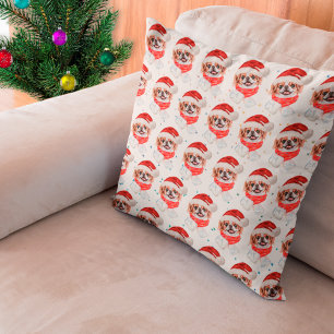 Japan-Chin-Hund Christmas Stars Kissen