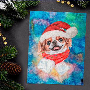 Japan-Chin-Hunderasse Weihnachten Puzzle