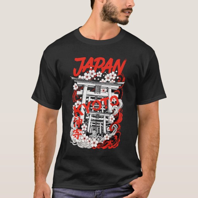Japan city Kyoto T-Shirt (Vorderseite)