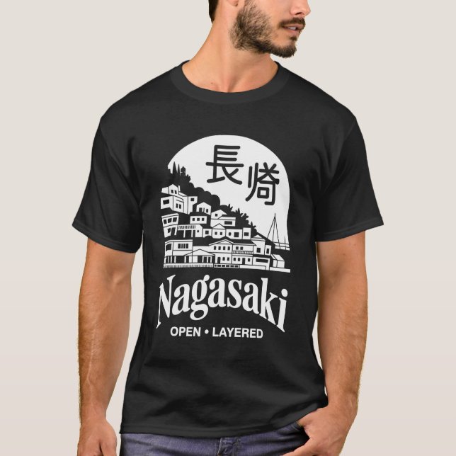 Japan city Nagasaki T-Shirt (Vorderseite)