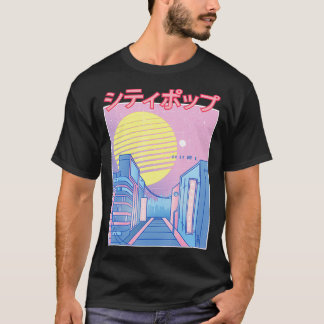 Japan City Pop Kawaii 80er Japanisch Anime Music A T-Shirt