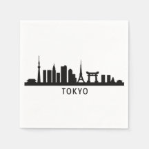 Japan Cityscape Travel | Tokyo Skyline Silhouette