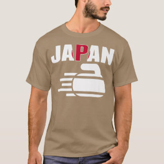 Japan Curling Rock Sport Fans Japanese Curlers Win T-Shirt
