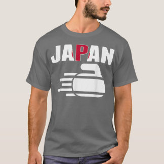 Japan Curling Rock Sport Fans japanische Curlers g T-Shirt