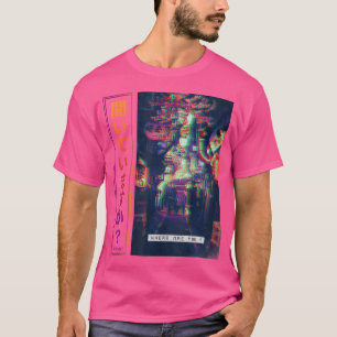 Japan Cyberpunk Kunstkleidung in Vaporwave Glitch  T-Shirt