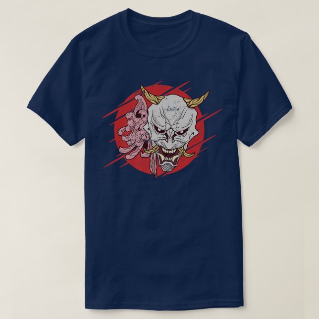 Japan Devil Oni Demon T-Shirt (Design vorne)