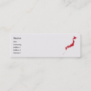 Japan - dünn mini visitenkarte