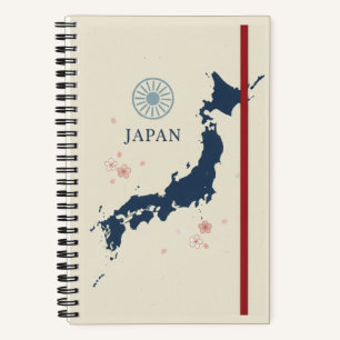 Japan-Erbe & Sakura-Archiv-Fotojournal Notizbuch