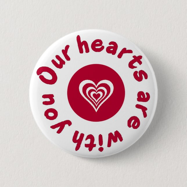 Japan-Erdbeben und Tsunami-Entlastungs-Shirt Button (Vorderseite)