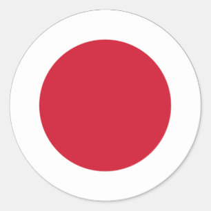 Japan-Euro-Aufkleber Runder Aufkleber