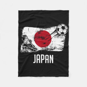 Japan-Fahne-Jersey Japanische Fußballmannschaft Ja Fleecedecke