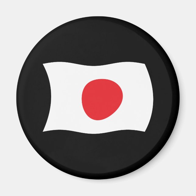 Japan-Fahne-Magnet Magnet (Vorne)