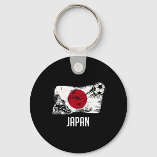 Japan-Fahne-Trikot japanisches Fußballteam japanis Schlüsselanhänger