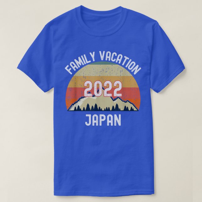 Japan Familienurlaub 2022 Matching490 T-Shirt (Design vorne)
