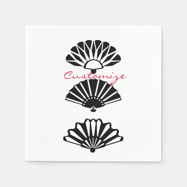 Japan Fans Thunder_Cove Serviette (Vorderseite)