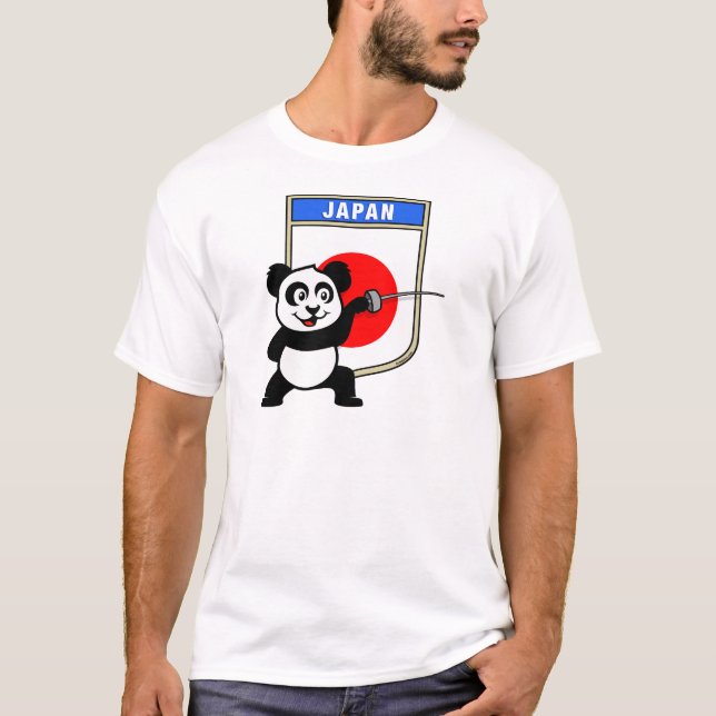 Japan Fighting Panda T-Shirt (Vorderseite)