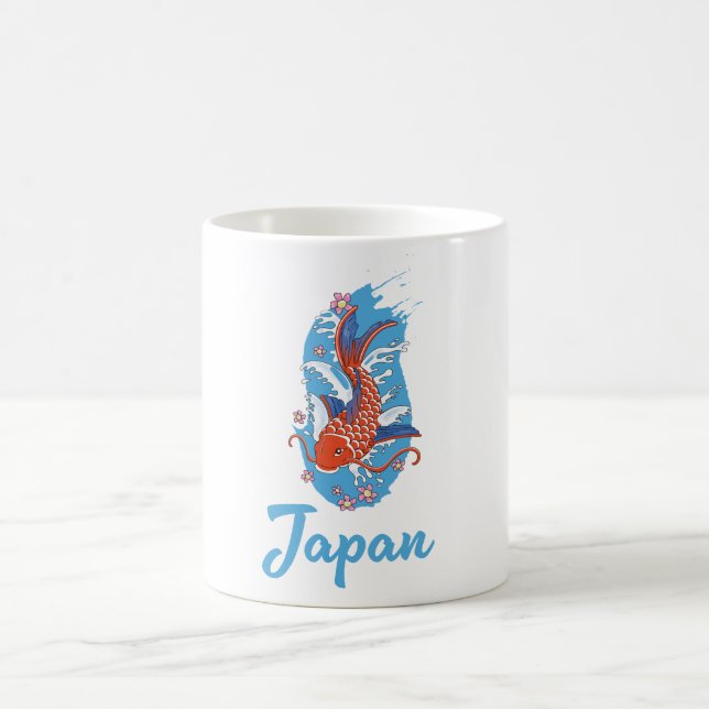 Japan Fischereilogo Kaffeetasse (Mittel)