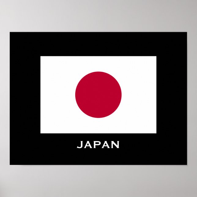 Japan - Flag Classic Poster (Vorne)