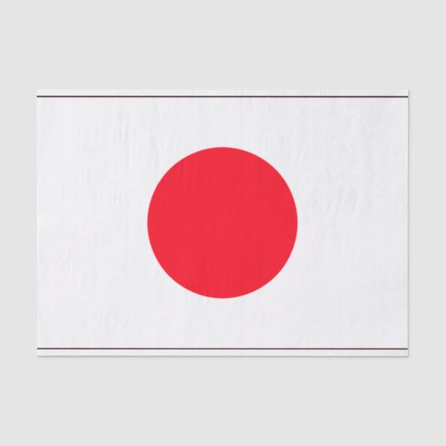 Japan Flag Geschenkpapier Seidenpapier (Vorderseite)