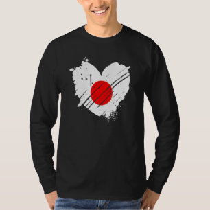 Japan Flag I Liebe Japan Es ist in meiner DNA für  T-Shirt
