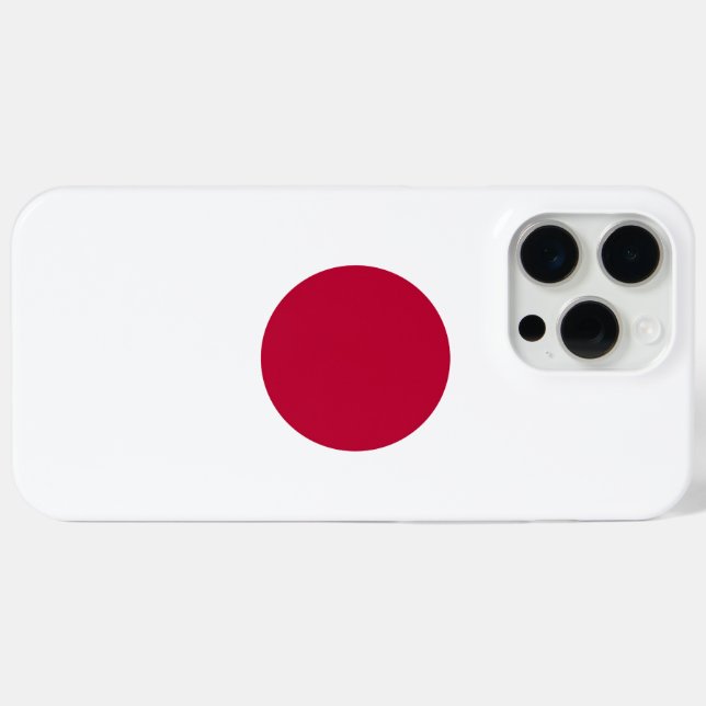 Japan Flag: Land of Rising Sun, Hinomaru, Nisshōki Case-Mate iPhone Hülle (Rückseite (Horizontal))