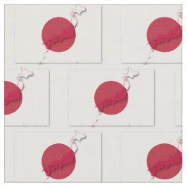 JAPAN Flag Map Kontur Stoff