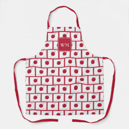 JAPAN FLAG | Monogramm | Japanisch Schürze