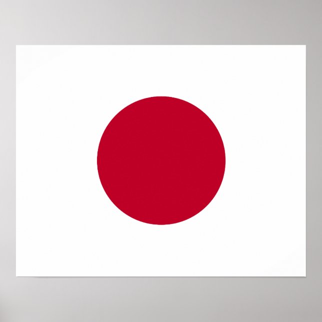 Japan Flag Poster (Vorne)