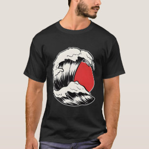 Japan Flag Wave japanische Künstlerin T-Shirt