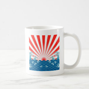 Japan-Flagge - BEWOHNER VON NIPPON Tasse