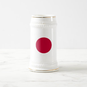 Japan-Flagge Bierglas