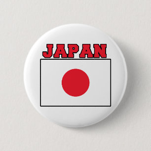 Japan-Flagge Button